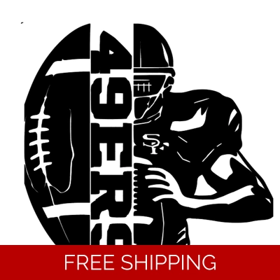 NFL Football San Francisco 49ers die cut vinyl decal NFL Football San Francisco 49ers die cut vinyl decal
